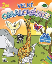 Velké omalovánky Zoo - kniha z kategorie Omalovánky