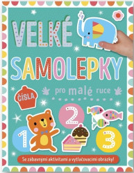 Velké samolepky pro malé ruce: Čísla - kniha z kategorie Samolepky