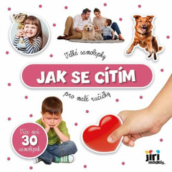 Velké samolepky pro malé ručičky Jak se cítím - kniha z kategorie Samolepky