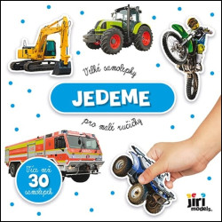 Velké samolepky pro malé ručičky: Jedeme - kniha z kategorie Samolepky