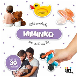 Velké samolepky pro malé ručičky Nové miminko - kniha z kategorie Samolepky