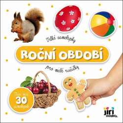 Velké samolepky pro malé ručičky Roční období - kniha z kategorie Samolepky