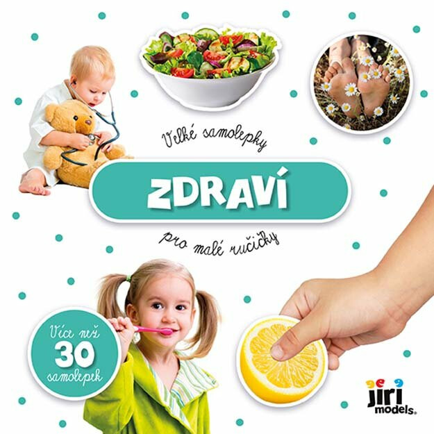 Velké samolepky pro malé ručičky Zdraví - kniha z kategorie Samolepky