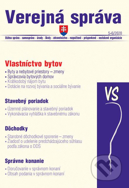 Verejná správa 5-6/2020 - Stavebné konanie a vlastníctvo bytov, Stavebné povolenie