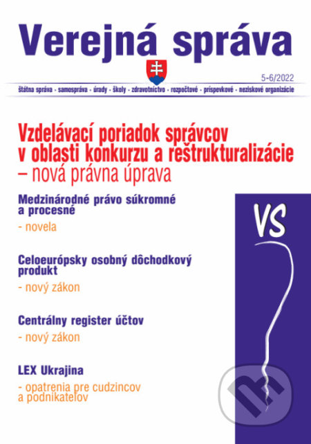 Verejná správa č. 5-6 / 2022