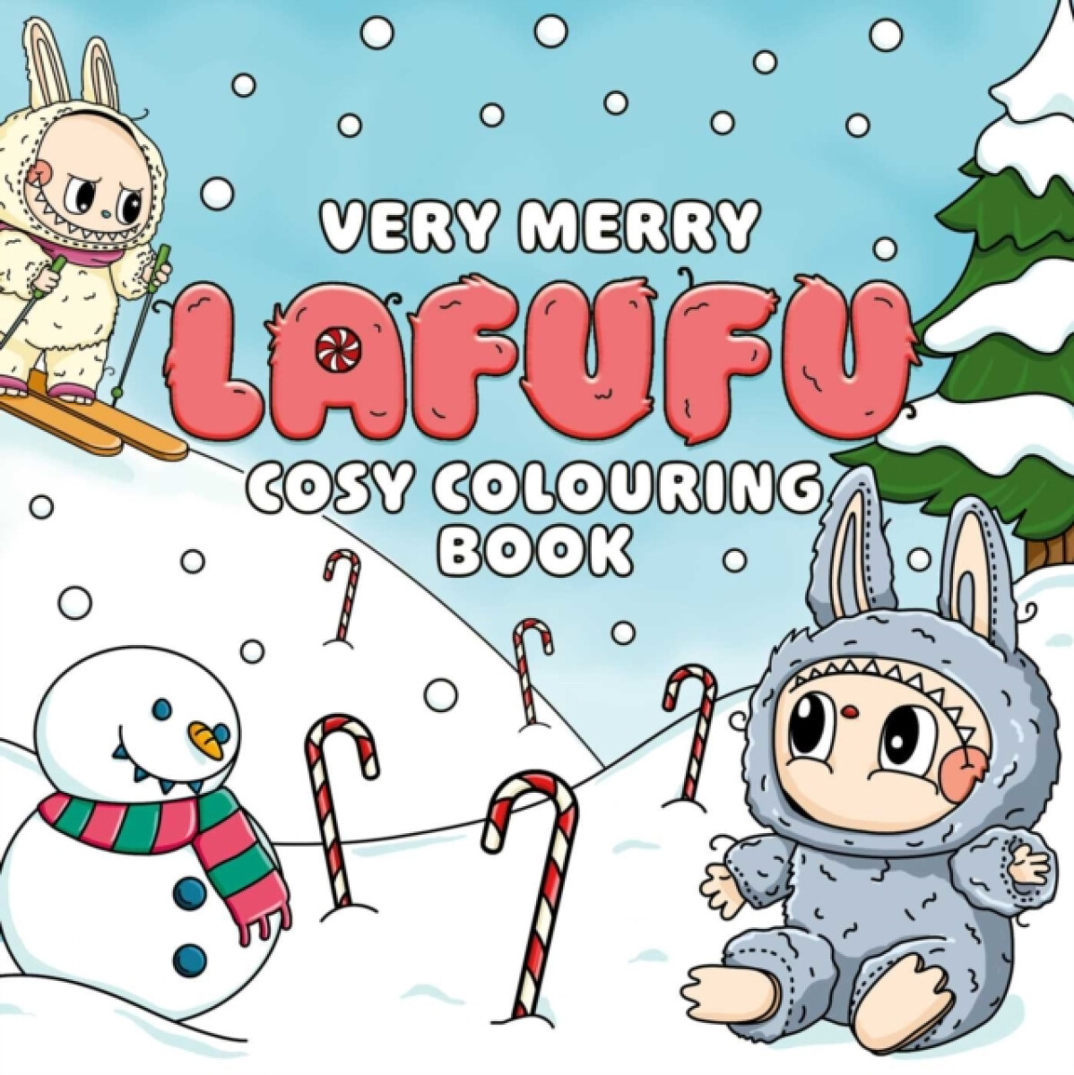 Very Merry Lafufu Cosy Colouring Book