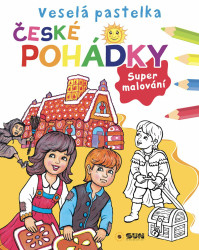Veselá pastelka České pohádky (Supermalování) - kniha z kategorie Omalovánky