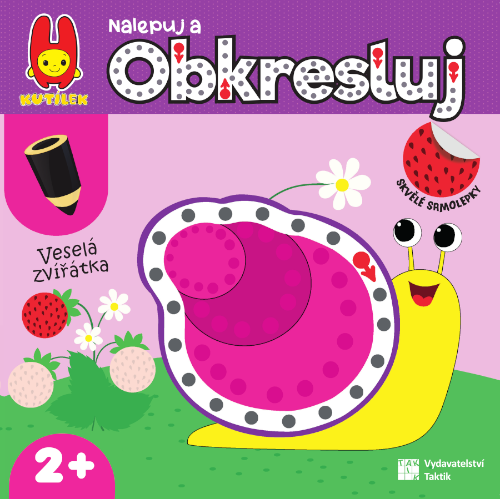 Veselá zvířátka (Nalepuj a obkresluj)