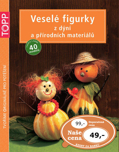 Veselé figurky z dýní a přírodních materiálů - kniha z kategorie Omalovánky, vystřihovánky, papír
