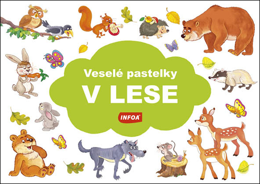 Veselé pastelky V lese
