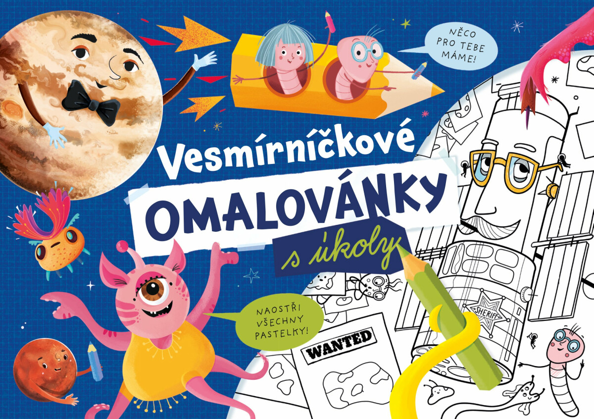 Vesmírníčkové omalovánky