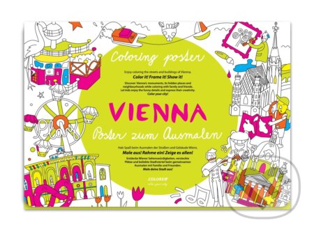 Vienna - kniha z kategorie Omalovánky, vystřihovánky, papír