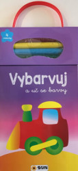 Vybarvuj a uč se barvy: Vláček - kniha z kategorie Omalovánky