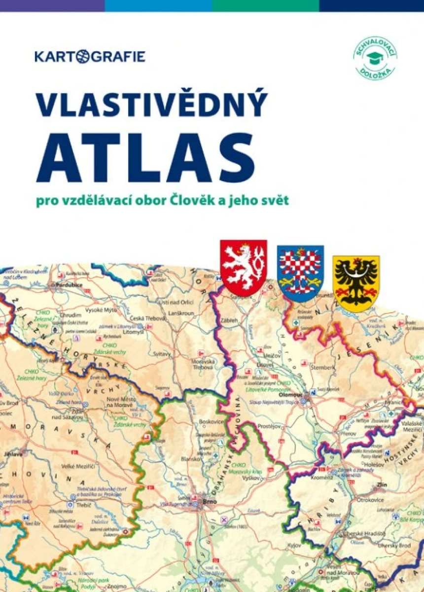 Vlastivědný atlas - kniha z kategorie 1. stupeň