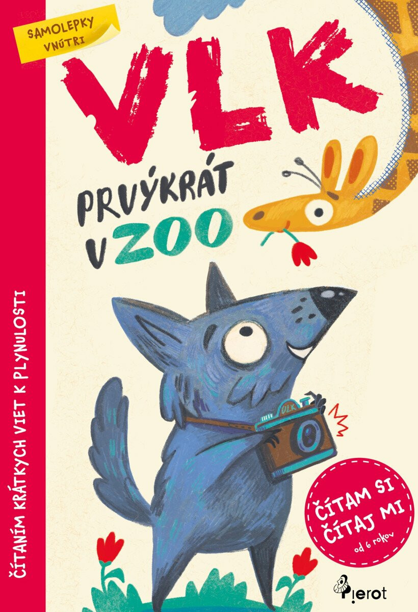 Vlk prvýkrát v ZOO - Čítám si, čítaj mi s nálepkami!