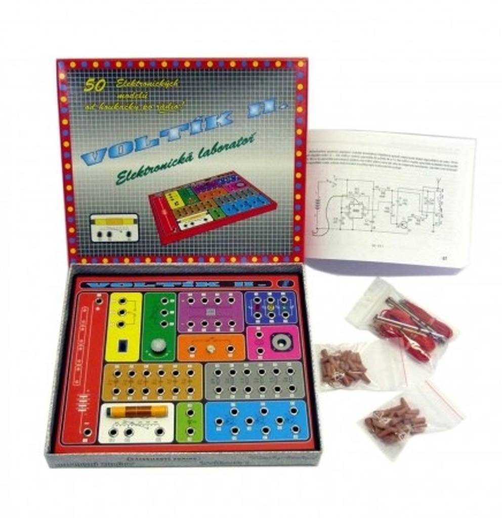 Voltík II. společenská hra na baterie v krabici