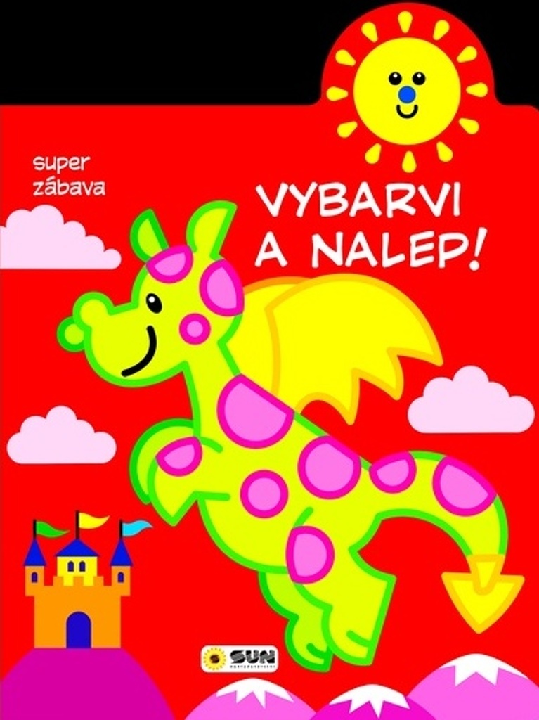 Vybarvi a nalep! Dráček