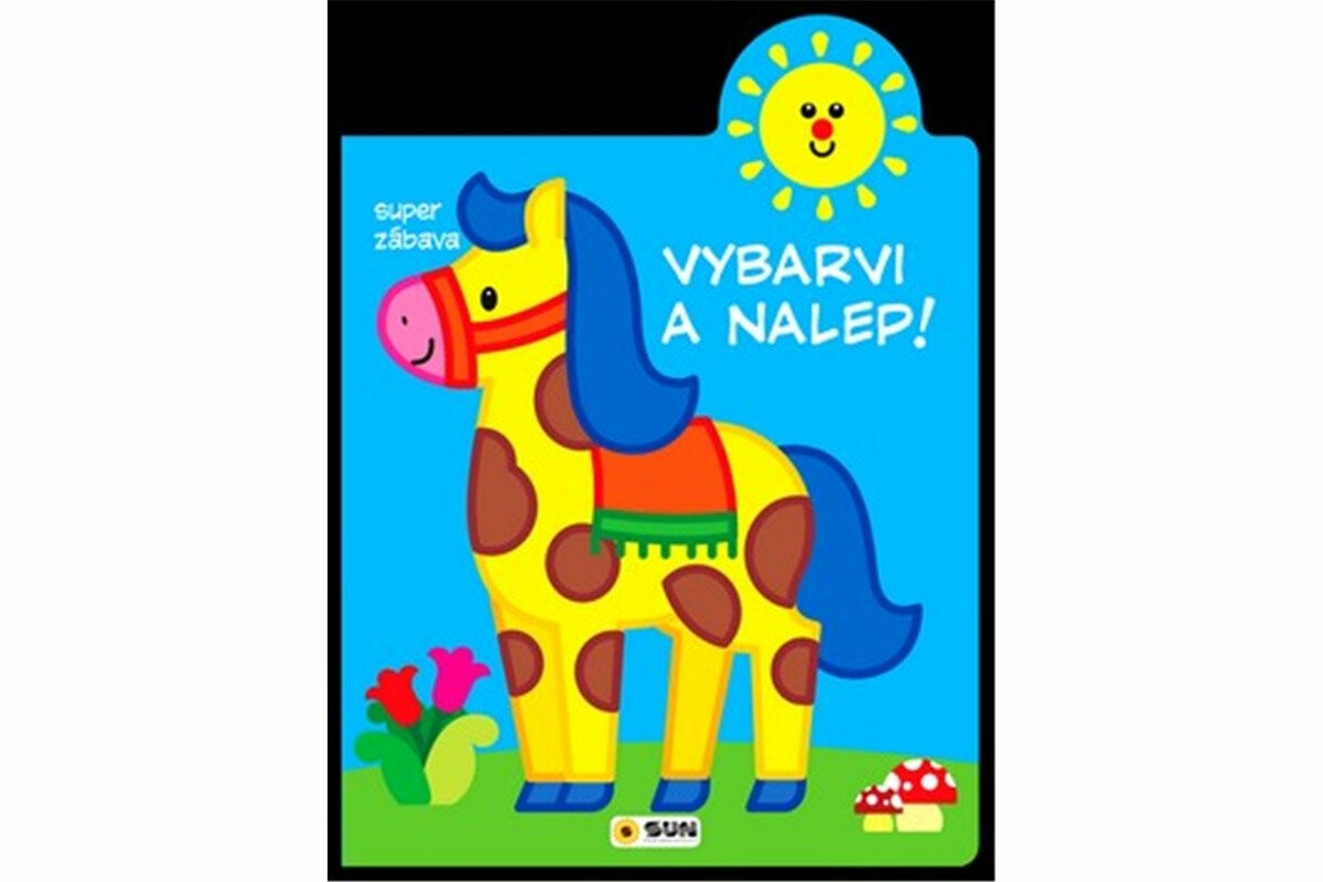 Vybarvi a nalep - Koník - 2-3 roky