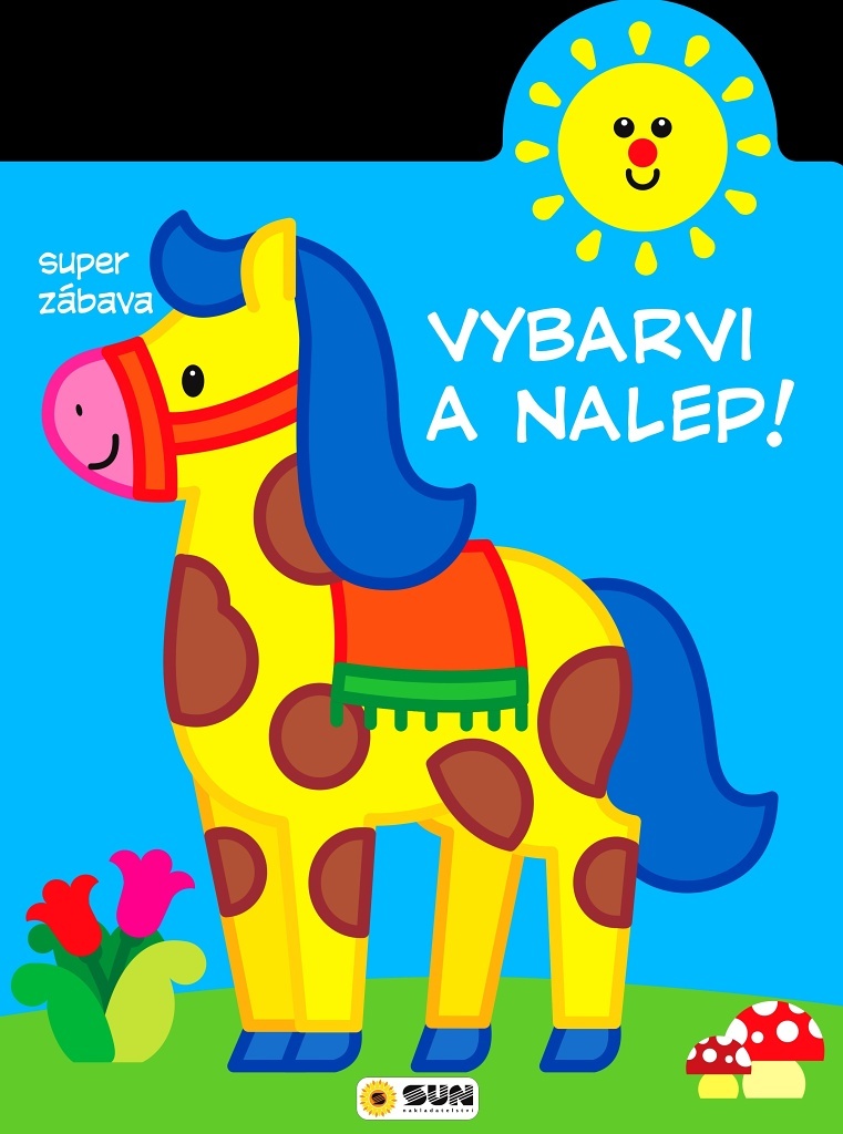 Vybarvi a nalep! Koník