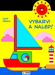 Vybarvi a nalep! Loďka (super zábava) - kniha z kategorie Omalovánky