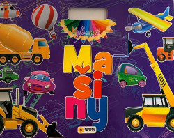 Vybarvi Mašiny se samolepkami - kniha z kategorie Pro děti