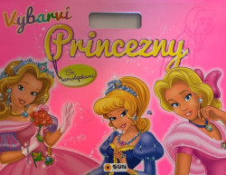 Vybarvi Princezny se samolepkami - kniha z kategorie Omalovánky
