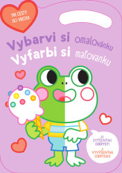 Vybarvi si omalovánku Žába / Vyfarbi si maľovanku Žabka - kniha z kategorie Omalovánky
