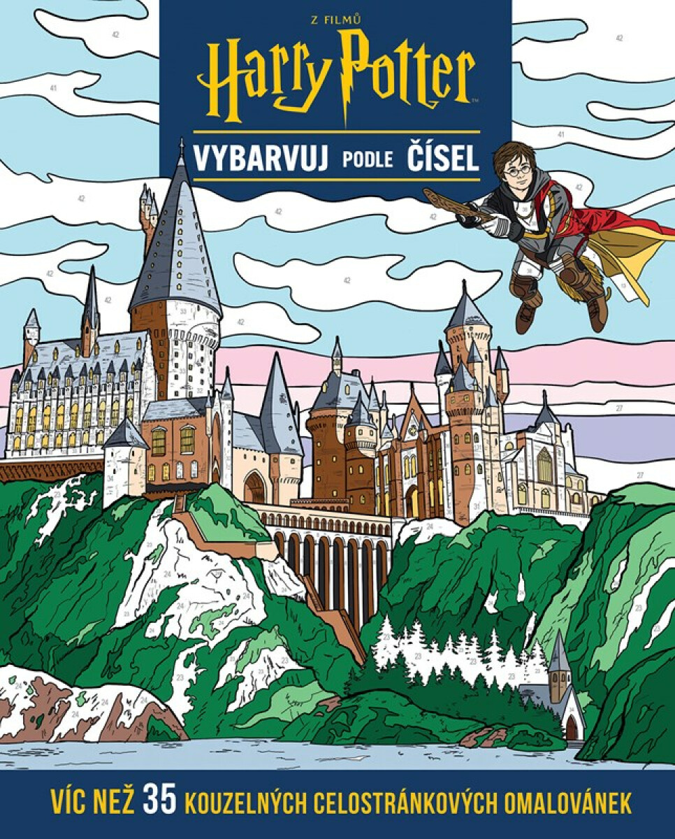 Vybarvuj podle čísel: Harry Potter - Thunder Bay Press