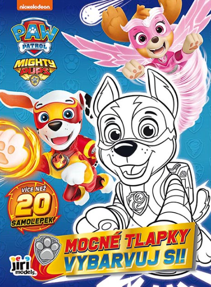 Vybarvuj si! Tlapková patrola Mocné tlapky - kniha z kategorie Omalovánky