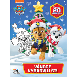 Tlapková patrola Vánoce Vybarvuj si! - kniha z kategorie Omalovánky