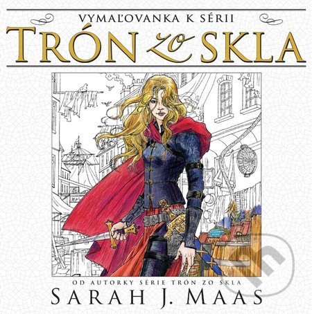 Vymaľovanka k sérii Trón zo skla