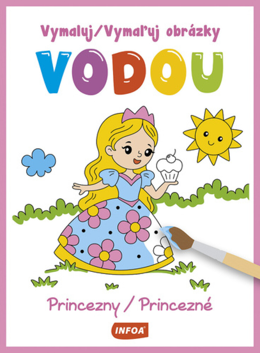 Vymaluj / Vymaľuj obrázky vodou Princezny / Princezné