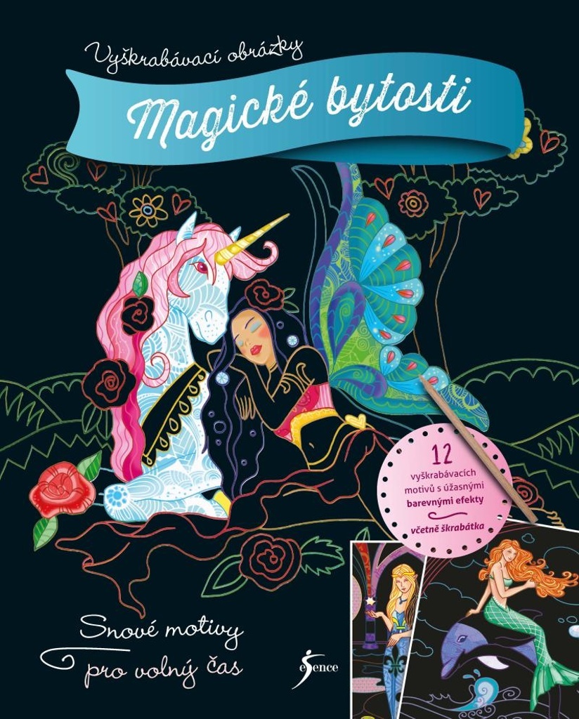 Vyškrabávací zábava Magické bytosti