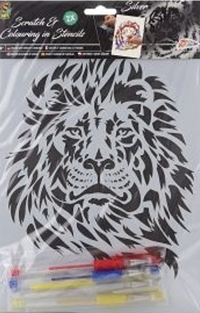 Vyškrabávání & Malování SET SILVER