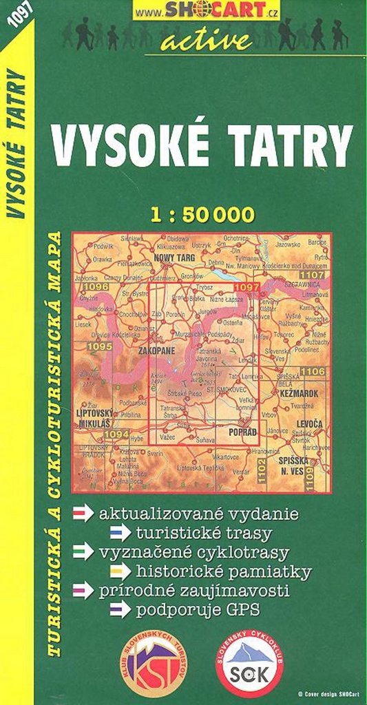 Vysoké Tatry 1:50 000