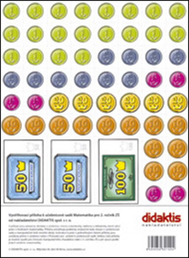 Vystřihovací příloha k učebnicové sadě Matematika pro 2. ročník ZŠ