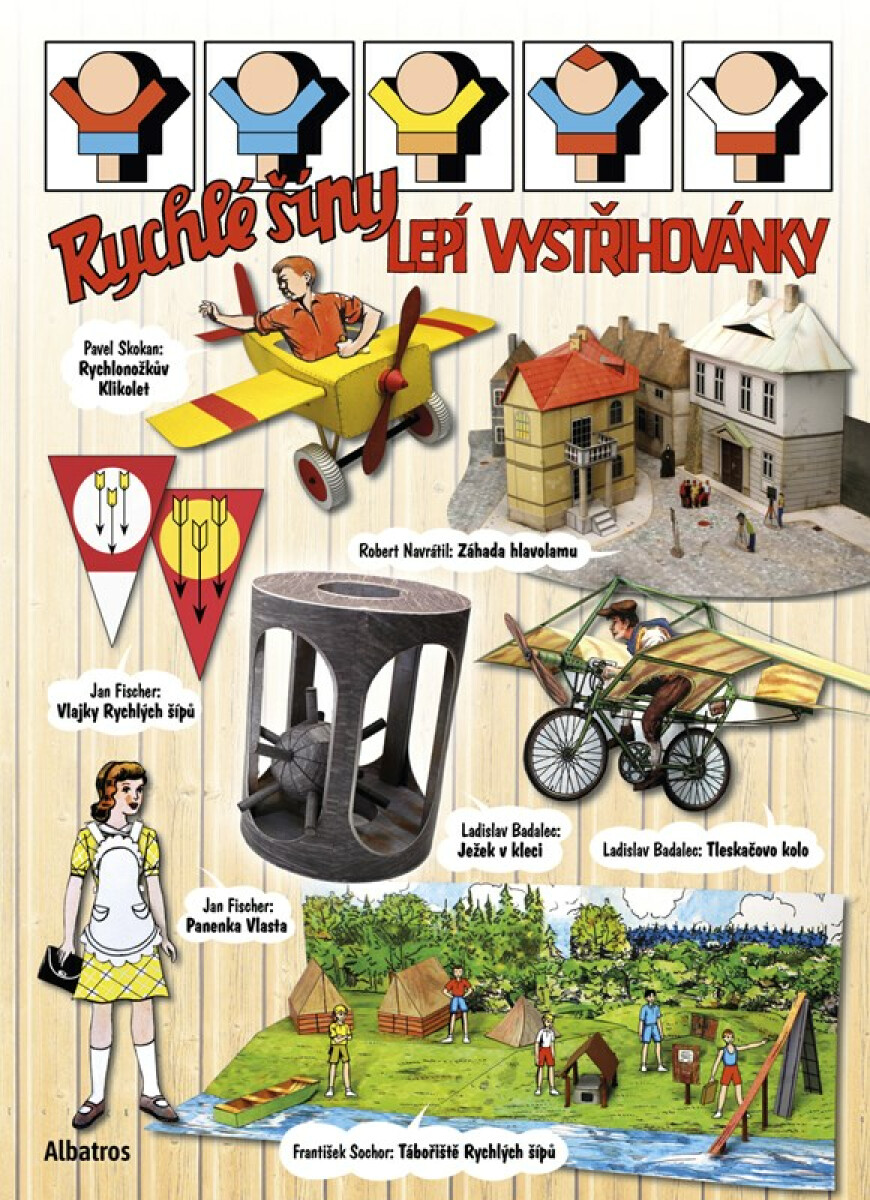 Vystřihovánky - Rychlé šípy lepí vystřihovánky