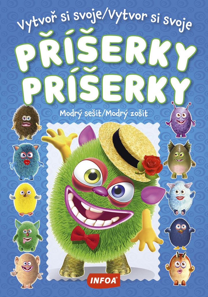 Vytvoř si svoje příšerky/Vytvor si svoje príšerky Modrý sešit/Modrý zošit