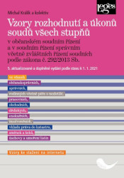 Vzory rozhodnutí a úkonů soudů všech stupňů…