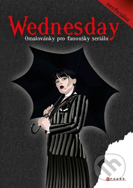 Wednesday – omalovánky pro fanoušky seriálu