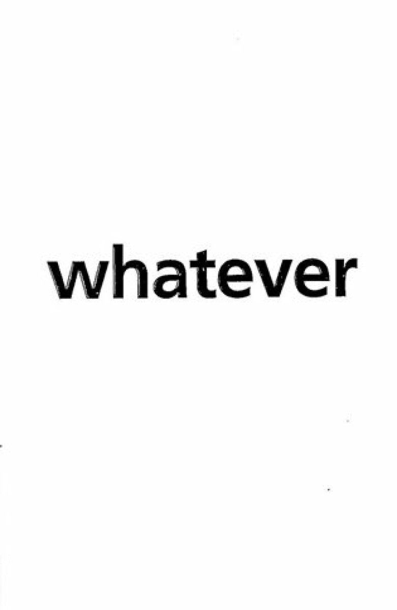 WHATEVER - Petr Ingerle, Ondřej Chrobák, Jiří Valoch, Jana Písaříková