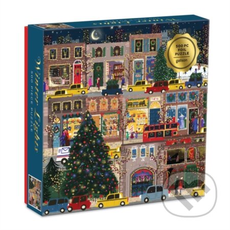 Winter Lights Foil Puzzle 500 Piece Puzzle