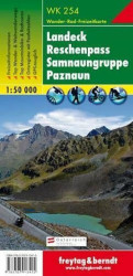 WK 254 Landeck, Reschenpass, Samnaun Group, Paznaun 1:50 000 / turistická mapa