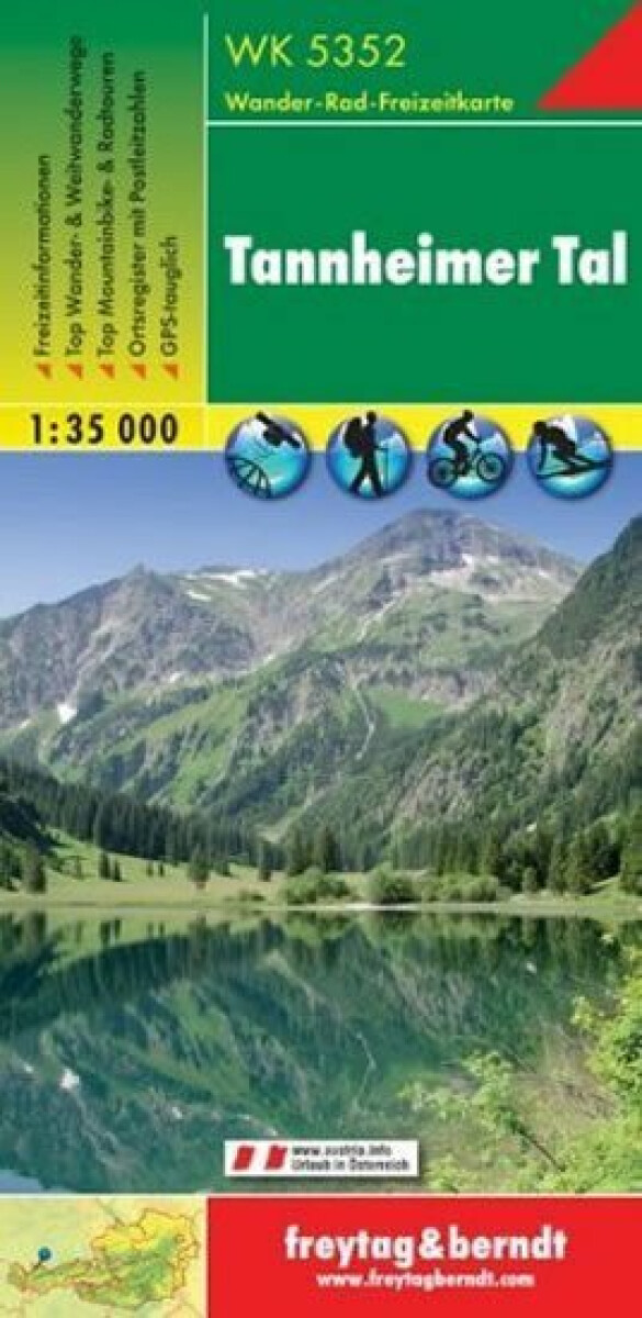 WK 5352 Tannheimer Tal 1:35 000 / turistická mapa