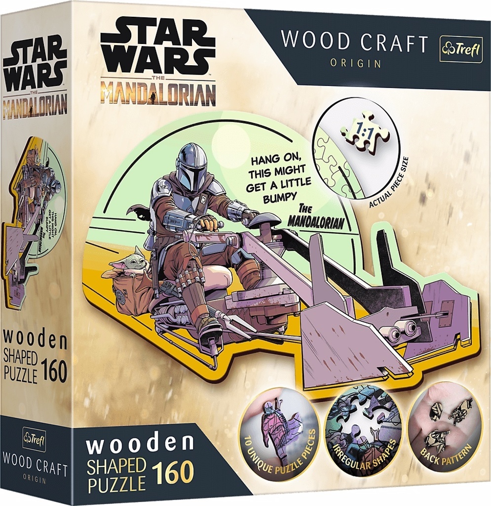 Wood Craft Origin puzzle The Mandalorian Setkání