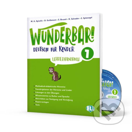 Wunderbar! 1 - Lehrerhandbuch + 2 Audio-CD