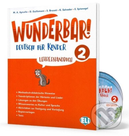 Wunderbar! 2 - Lehrerhandbuch + 2 Audio-CD