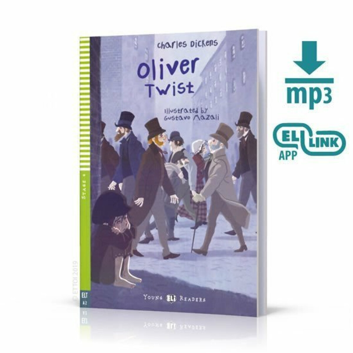 Young ELI Readers 4/A2: Oliver Twist + Downloadable Multimedia