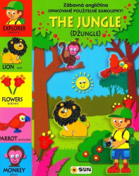 Zábavná angličtina The Jungle (Opakovaně použitelné samolepky) - kniha z kategorie Naučné knihy
