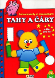 Zábavné úkoly se samolepkami: TAHY A ČÁRY (knížka plná her) - kniha z kategorie Naučné knihy